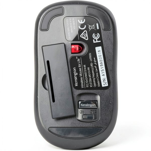 Kensington Wireless Optical Mouse 3 Button Ambidextrous-3