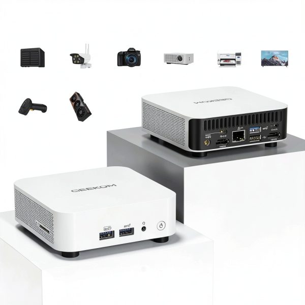 GEEKOM A7 Mini PC AMD Ryzen 5 7535HS 16GB DDR5 1TB SSD-6