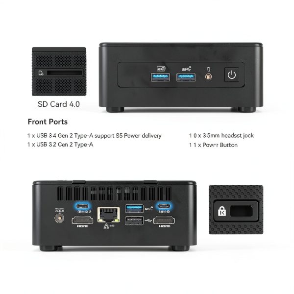 GEEKOM IT15 AI Mini PC Intel Core Ultra 9 32GB RAM 1TB SSD-8