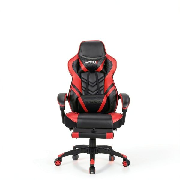 Gymax Gaming Chair Ergonomic High Back Adjustable Footrest-9