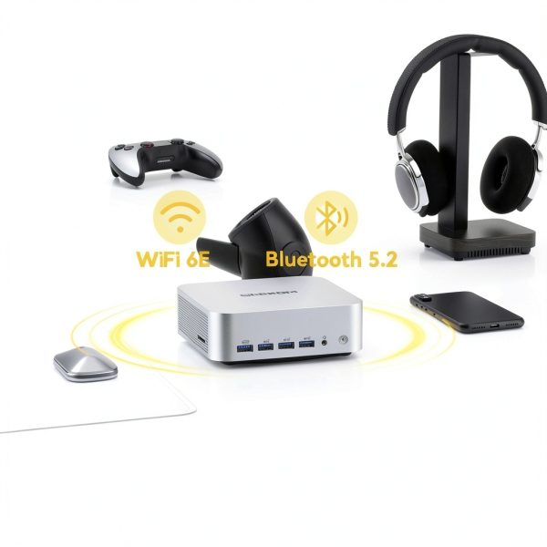 GEEKOM A8 Max AI Mini PC AMD Ryzen 9 8945HS Dual LAN-4