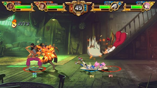 Diesel Legacy 2v2 Fighting Game Hand Drawn Four Player-6