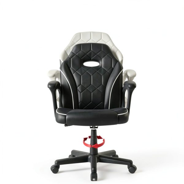 ACGAM Slim Chair Ergonomic Computer Desk Office Chair Black-3