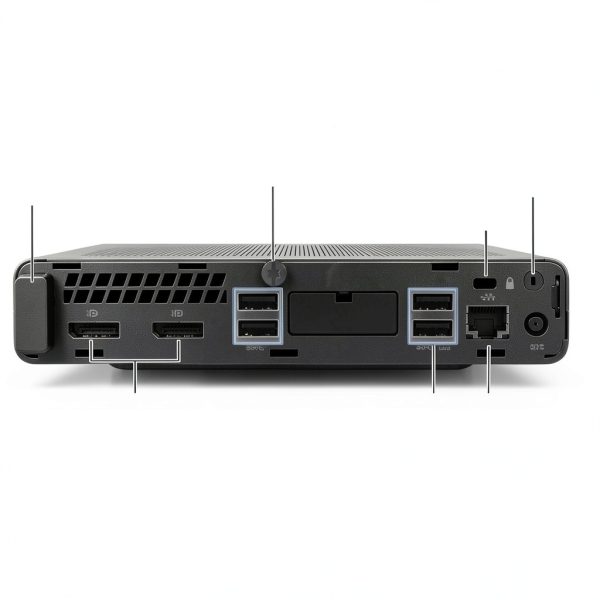 HP EliteDesk 800 G4 Mini PC Intel i5 16GB RAM 512GB SSD-3