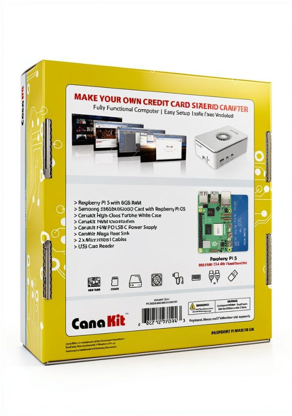 CanaKit Raspberry Pi 5 Starter MAX Kit 8GB Turbine White-1