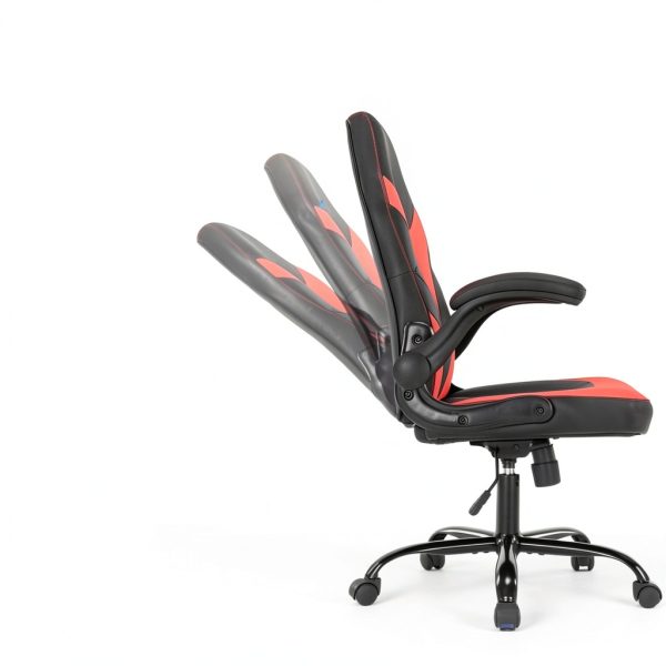 Bestier Ergonomic Gaming Chair Faux Leather Adjustable-3