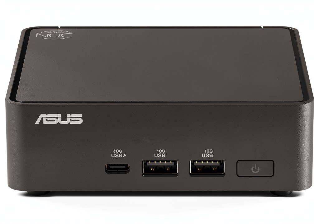 ASUS NUC 15 Pro Mini Desktop on a modern desk setup