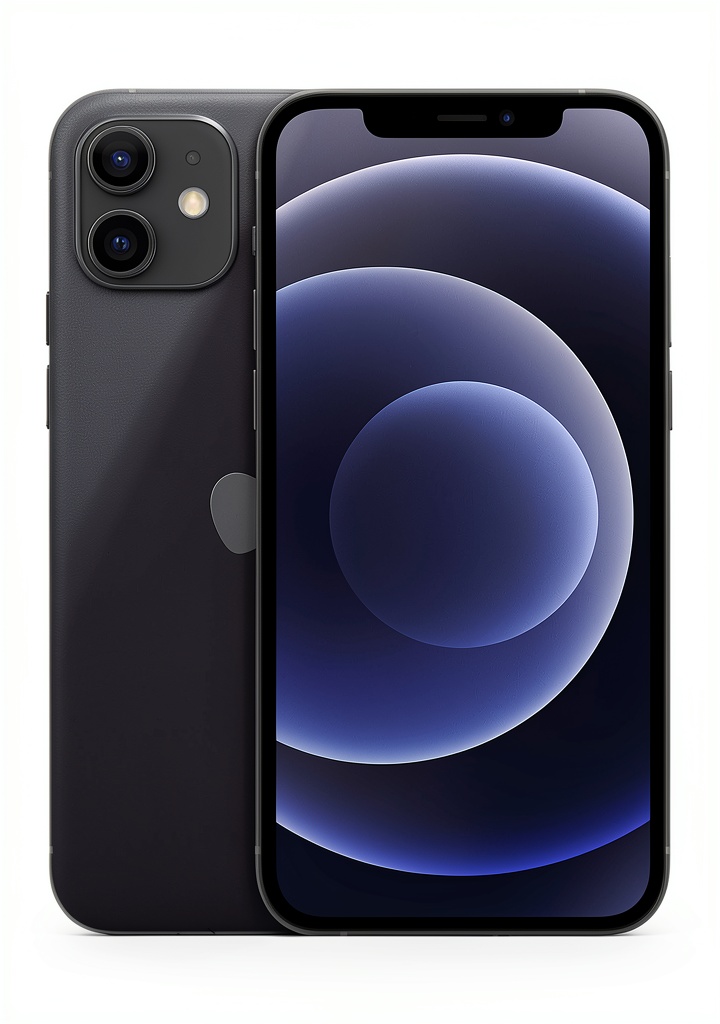Apple iPhone 12 5G displaying home screen with apps
