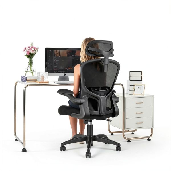 KERDOM Ergonomic High Back Office Chair Adjustable Lumbar-3