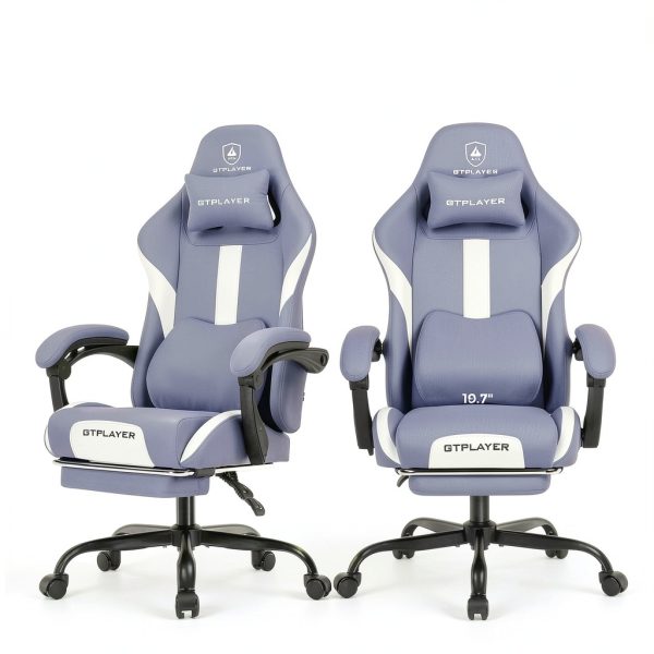 GTPlayer Gaming Chair Ergonomic Fabric Computer Desk Chair-1