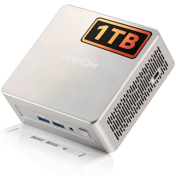 GEEKOM A5 Mini PC AMD Ryzen 5 16GB RAM 1TB SSD-0