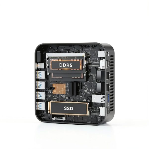 GEEKOM A9 Max AI Mini PC AMD Ryzen AI 9 HX 370 Radeon 890M-8