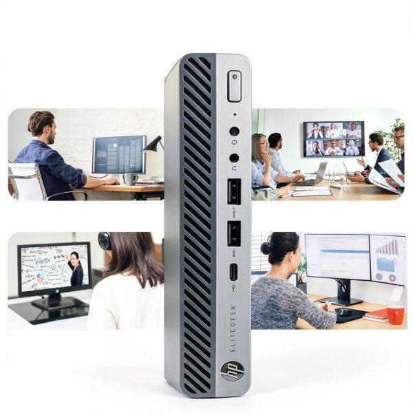 HP EliteDesk G3 Tiny Desktop Intel i7 16GB RAM 256GB SSD-1