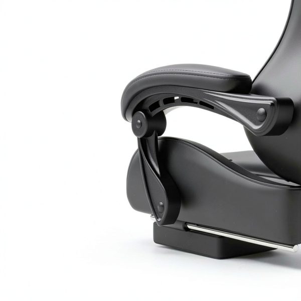 GTPlayer Gaming Chair Faux Leather Adjustable with Footrest-3