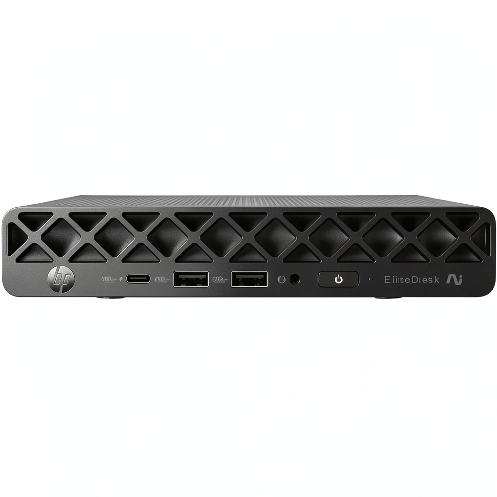 HP EliteDesk 8 G1a Mini PC on a modern desk setup