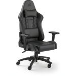 CORSAIR TC100 Gaming Chair Black Leatherette Ergonomic-0
