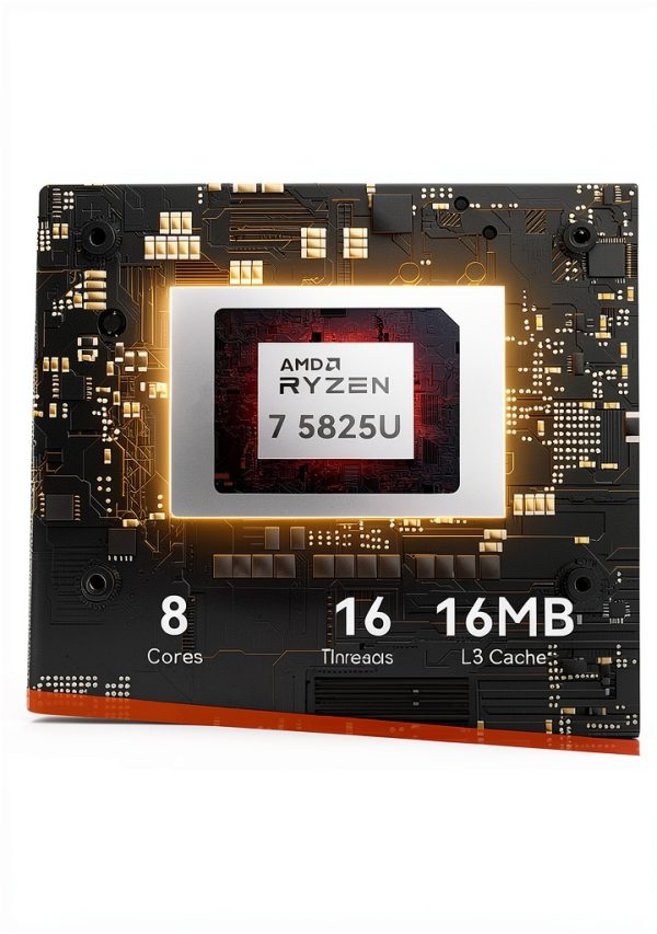 GEEKOM A5 Mini PC AMD Ryzen 7 16GB RAM 512GB SSD-3