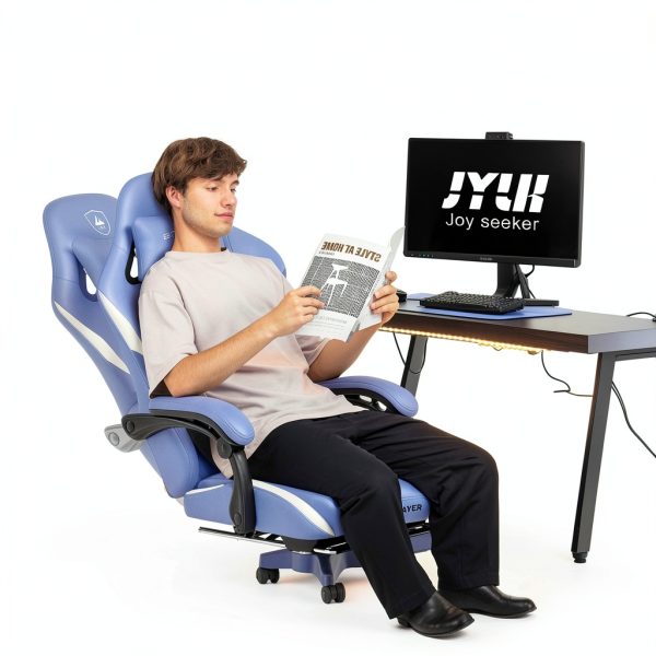 GTPlayer Gaming Chair Ergonomic Fabric Computer Desk Chair-5