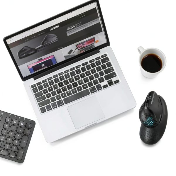 Urban Factory ERGO MAX Vertical Mouse OLED Screen Wireless-2