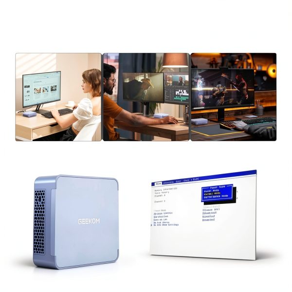 GEEKOM AX8 Max Mini PC AMD Ryzen 7 16GB DDR5 1TB SSD-2