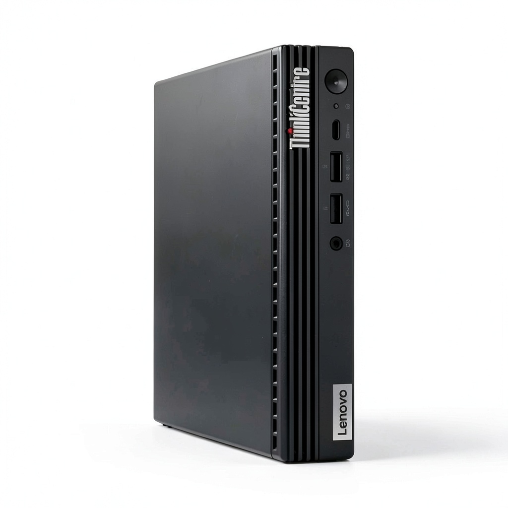 Lenovo Thinkcentre M70Q Mini Desktop on a modern desk setup