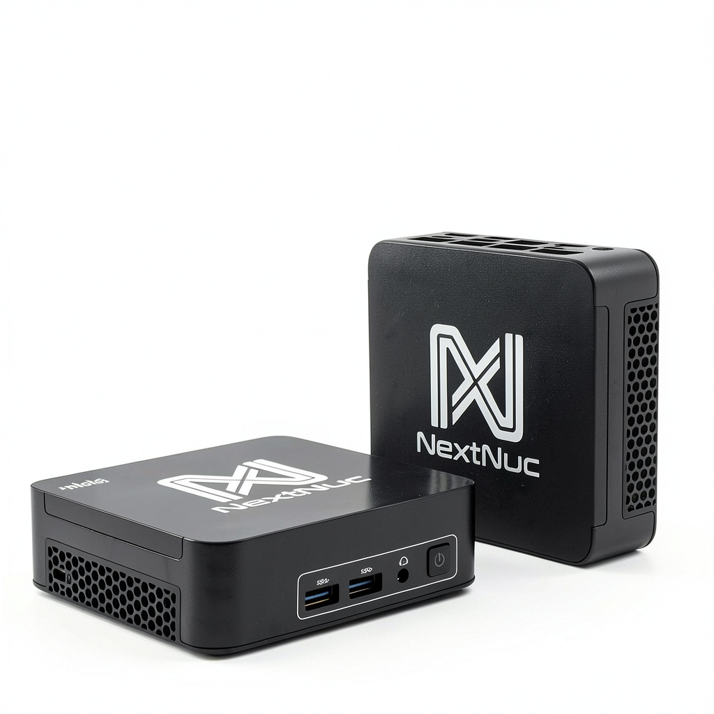 NextNuc 13i5 Pro mini PC showing compact size and port layout