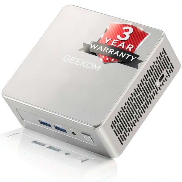 GEEKOM A5 Mini PC AMD Ryzen 5 7430U 16GB RAM 512GB SSD-0