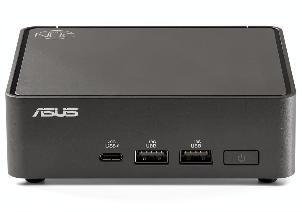 ASUS NUC 15 Pro Mini Desktop on a modern desk setup