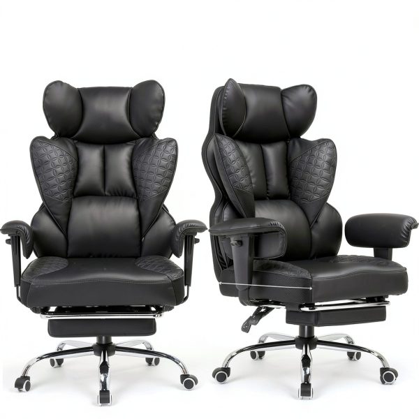 GTPlayer Gaming Chair Heavy Duty PU Leather Reclining Office-1