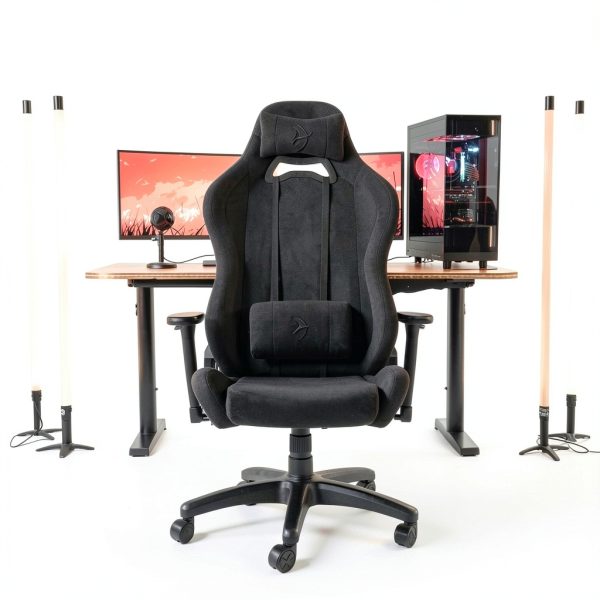 Arozzi Torretta Soft Fabric Gaming Chair Ergonomic Design-1