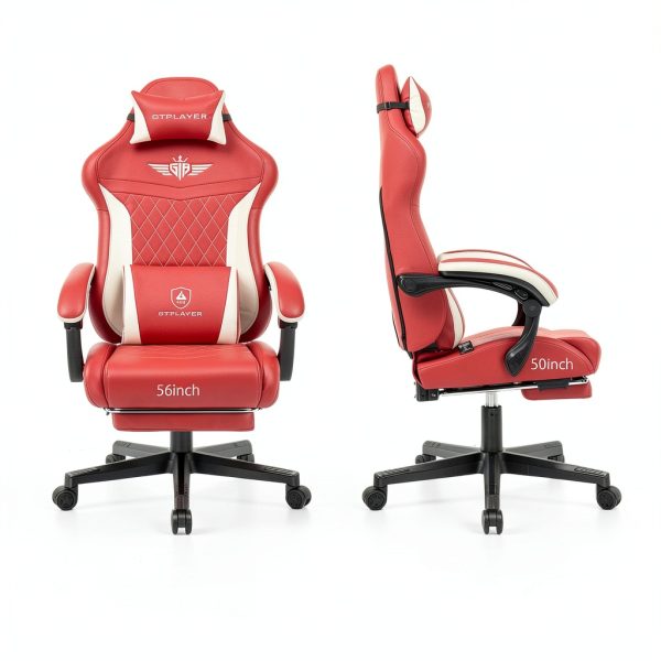 GTPlayer Gaming Chair Ergonomic Design Breathable Fabric-1