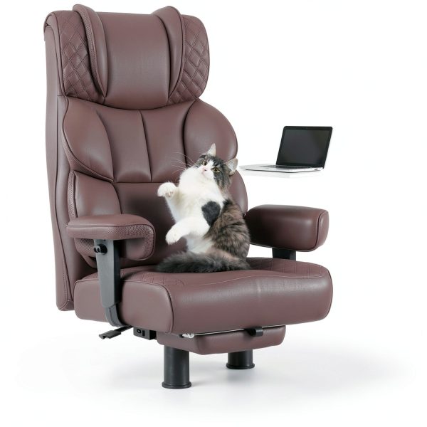Brick Attic Ergonomic Office Chair Leather Reclining-4