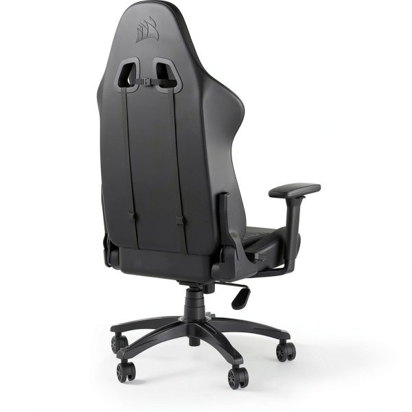 CORSAIR TC100 Gaming Chair Black Leatherette Ergonomic-1