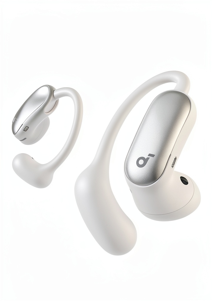 Soundcore AeroFit 2 Pro open ear headphones in use during a workout