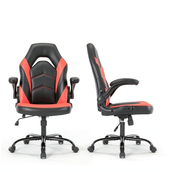 Bestier Ergonomic Gaming Chair Faux Leather Adjustable-2