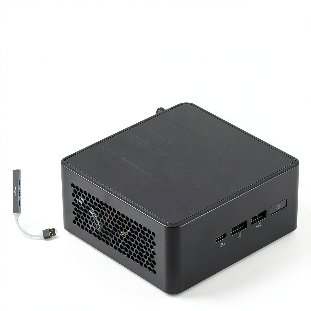 ASUS NUC 14 Pro Mini Desktop on a modern desk setup
