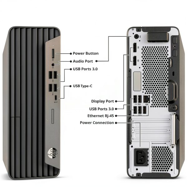 HP ProDesk 600 G6 Desktop Intel i5 32GB SSD Small Form-3