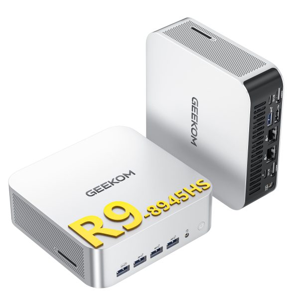 GEEKOM A8 Max AI Mini PC AMD Ryzen 9 8945HS Dual LAN-0
