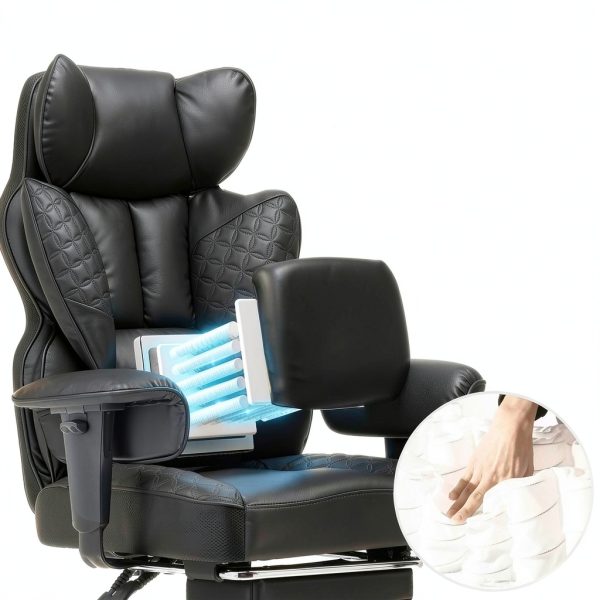 GTPlayer Gaming Chair Heavy Duty PU Leather Reclining Office-2