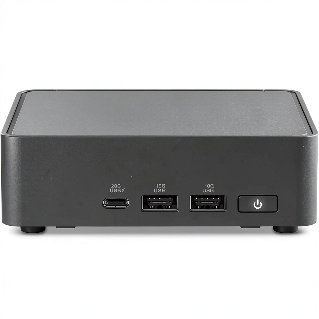 ASUS NUC 15 Pro Slim Barebone Kit on a modern desk