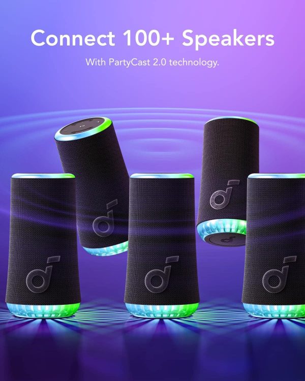 Soundcore Glow Portable Speaker 360 Sound Light Show-3