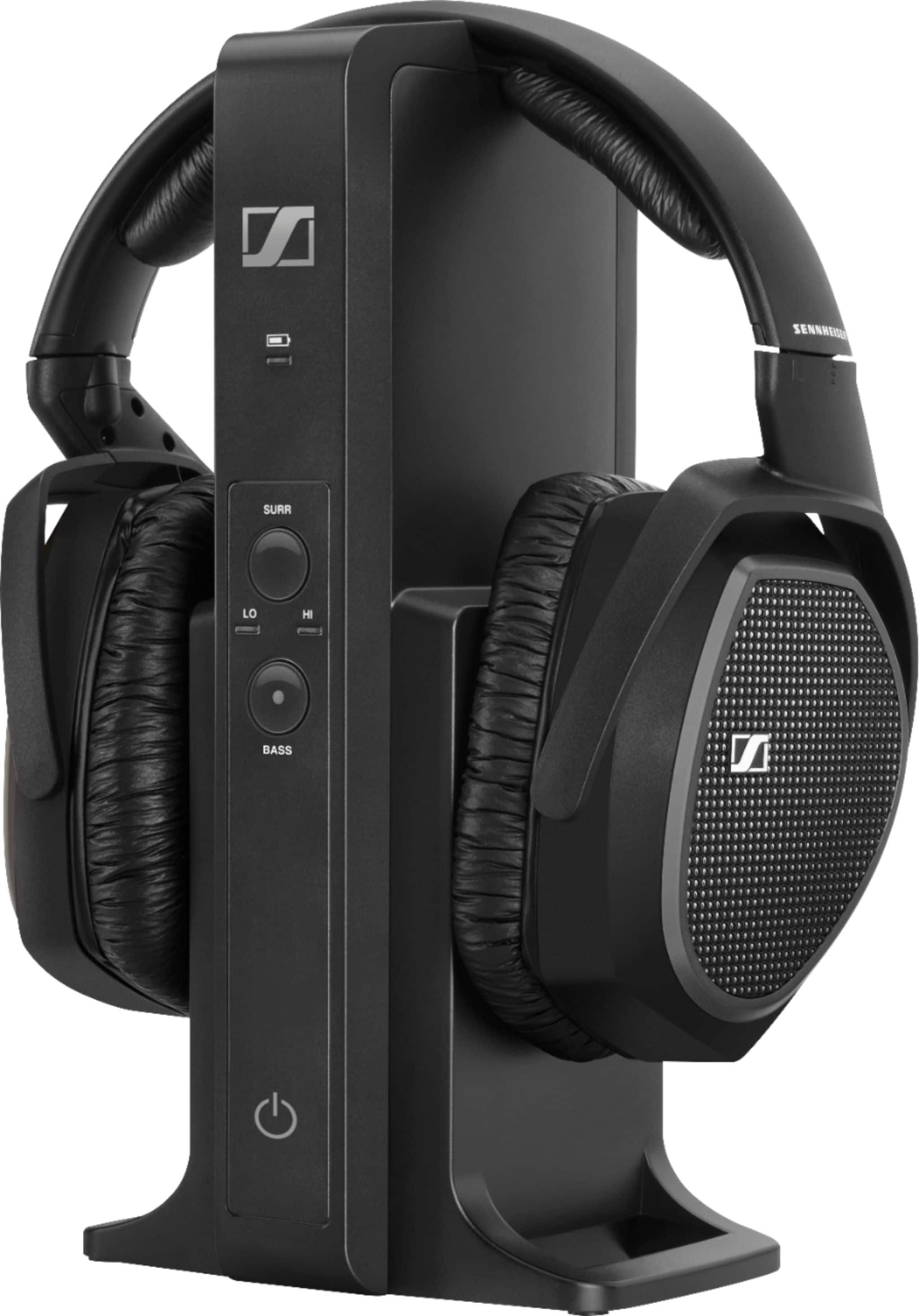 Sennheiser RS 175 headphones in use for TV viewing