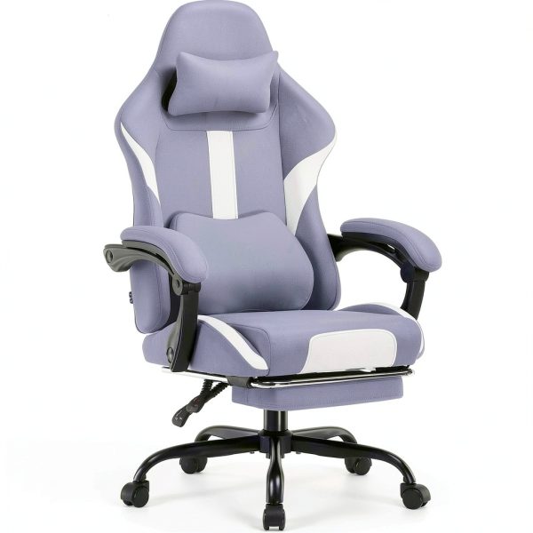 GTPlayer Gaming Chair Ergonomic Fabric Computer Desk Chair-0