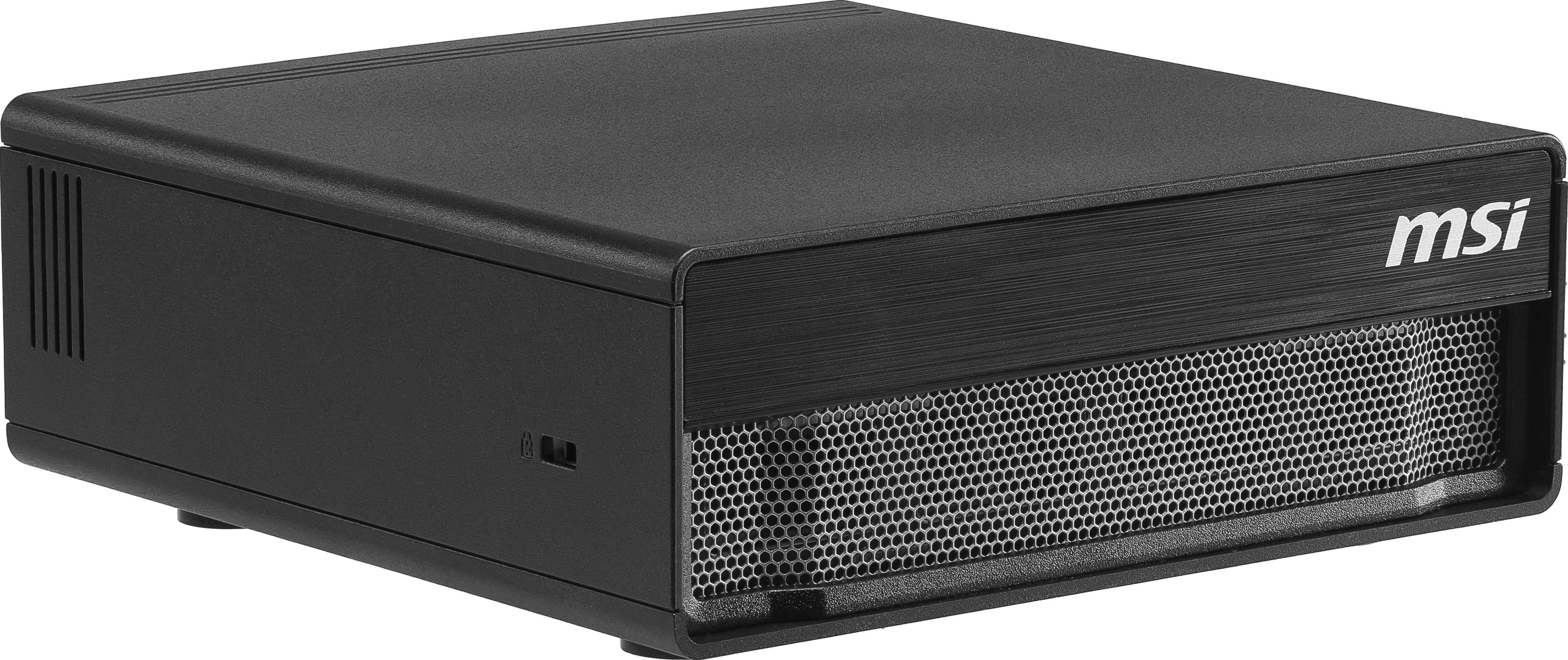 MSI EdgeXpert Mini Desktop showing compact design and connectivity ports