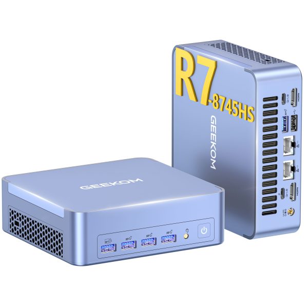 GEEKOM AX8 Max Mini PC AMD Ryzen 7 16GB DDR5 1TB SSD-0
