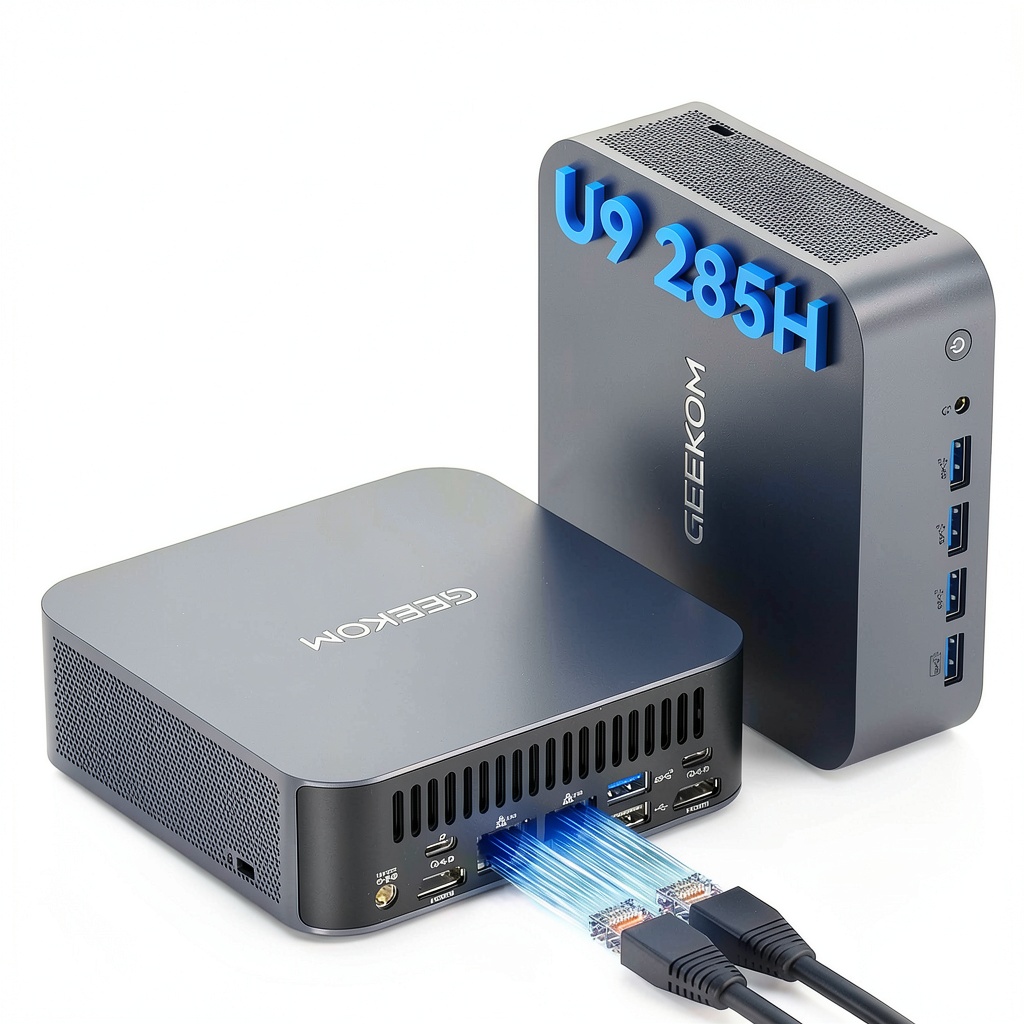 GEEKOM GT15 Max Mini PC on a modern desk setup