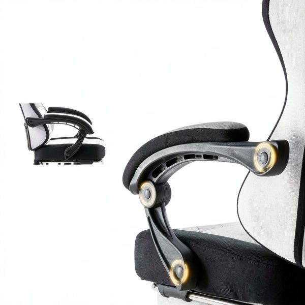Dowinx Gaming Chair Ergonomic Fabric Pocket Spring Footrest-4