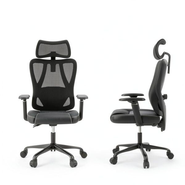 ACGAM Ergonomic Gaming Chair Breathable Mesh Lumbar Support-14
