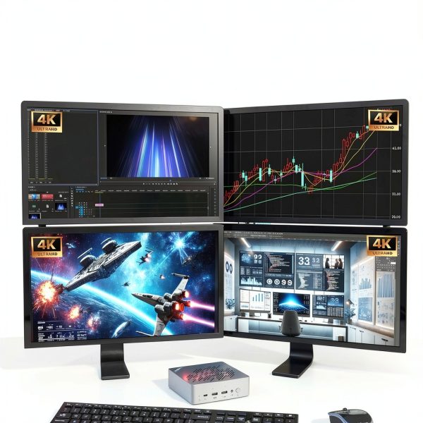 MINIX Elite EU715 AI Mini PC Intel Core Ultra 7 4K Displays-4