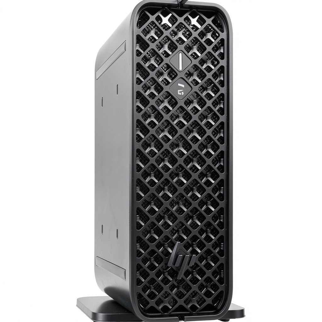 HP Z2 Mini G9 Workstation on a modern desk with monitors